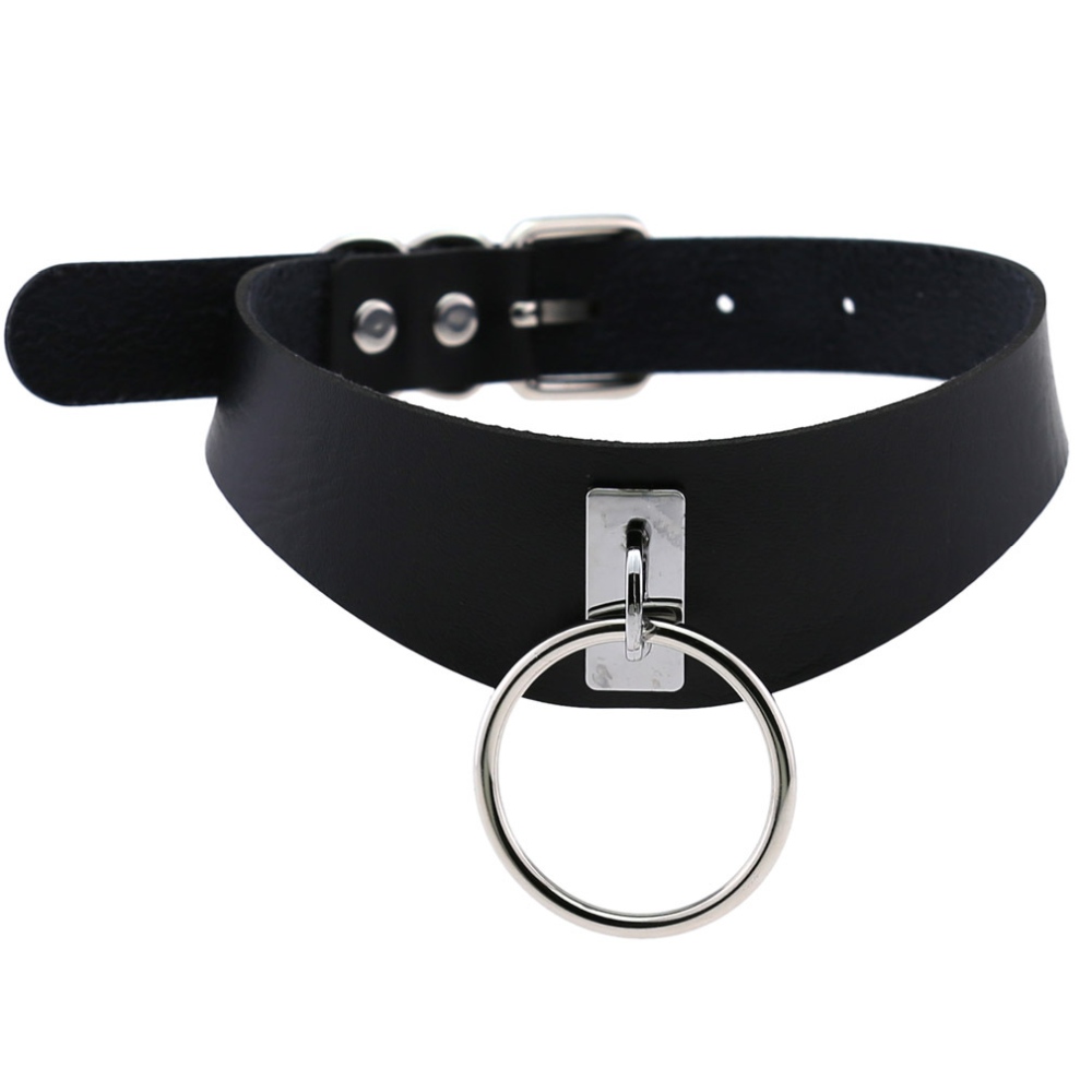 Bullet 69 - O-Ring Halsband - Schwarz/Schwarz